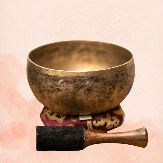 Thadobati Singing Bowl (Lower E3 & Higher A#4)