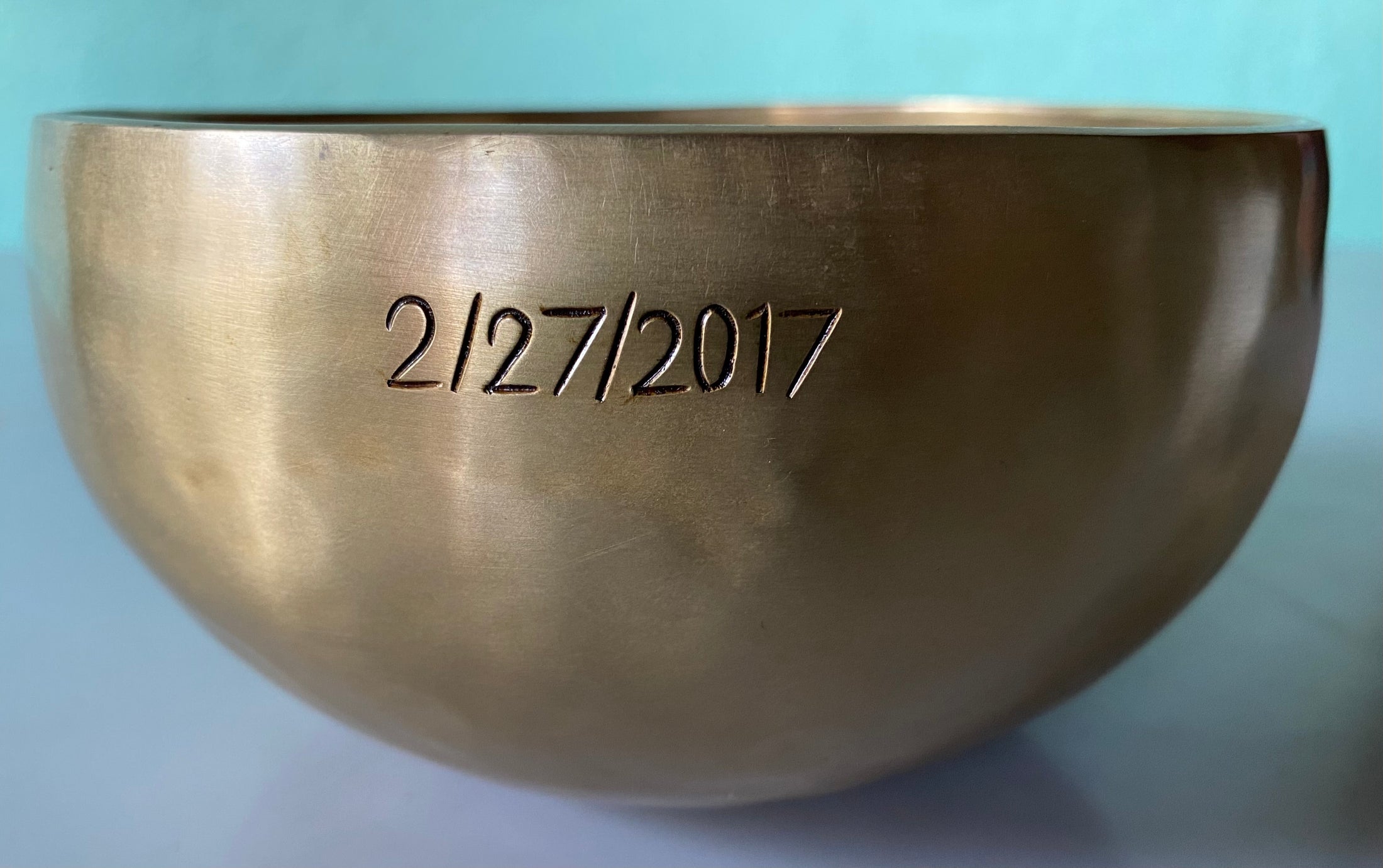 Personalised Engraved Singing Bowl