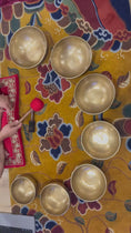 Load and play video in Gallery viewer, High Quality Singing Bowl Seven Chakra Set
